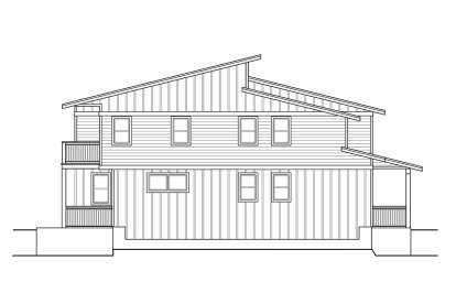Modern House Plan #035-01118 Elevation Photo