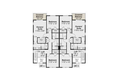 Second Floor for House Plan #035-01118