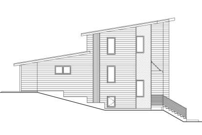 Modern House Plan #035-01119 Elevation Photo