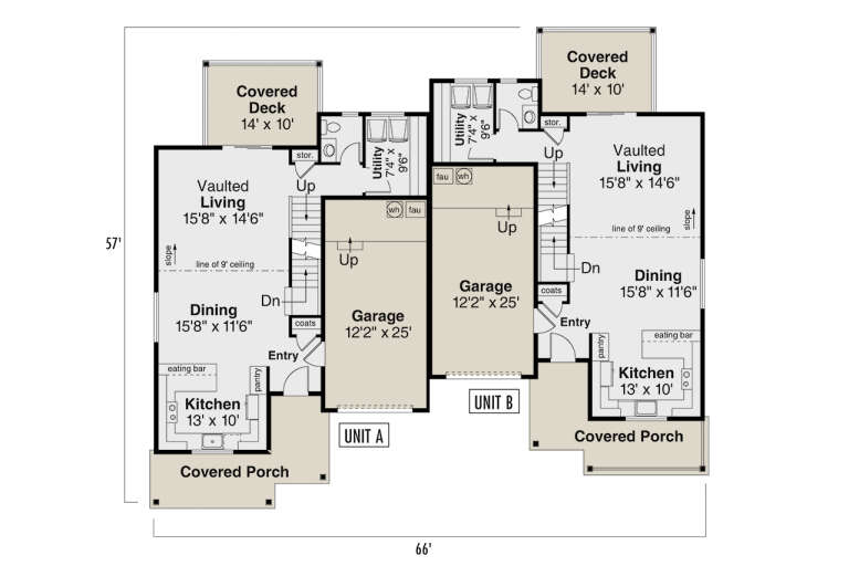 House Plan House Plan #32565 Drawing 1