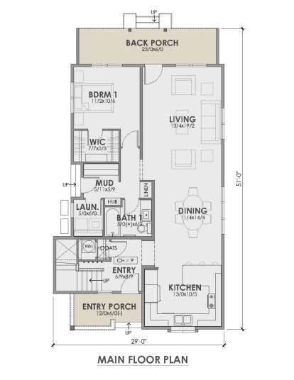 Main Floor  for House Plan #7011-00004