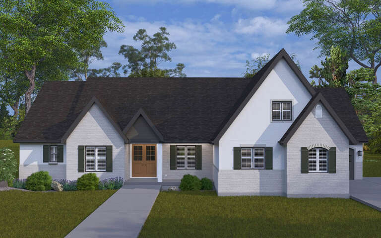 House Plan House Plan #32570 Front Elevation 