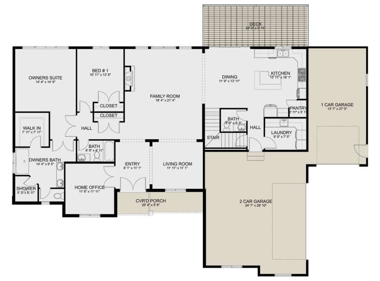 House Plan House Plan #32570 Drawing 1