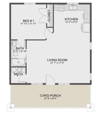 Main Floor  for House Plan #2802-00352