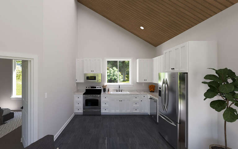 Cottage Plan - 784 Square Feet, 1 Bedroom, 1 Bathroom | Floor Plan ...