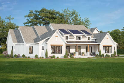 Modern Farmhouse House Plan #009-00434 Elevation Photo