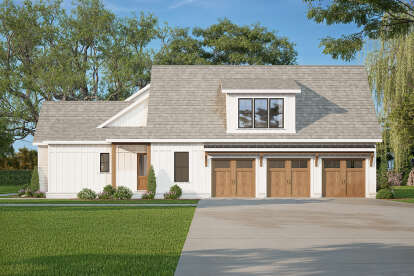 Modern Farmhouse House Plan #009-00434 Elevation Photo