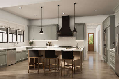 Modern Farmhouse House Plan #009-00434 Additional Photo