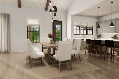 Modern Farmhouse House Plan #009-00434 Additional Photo