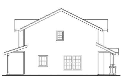 Craftsman House Plan #035-01121 Elevation Photo