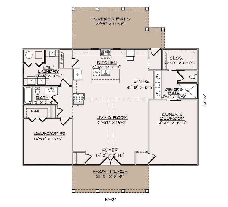 House Plan House Plan #32576 Drawing 1