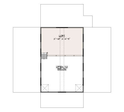 Second Floor for House Plan #2080-00004