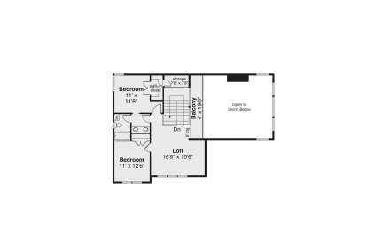 Second Floor for House Plan #035-01122