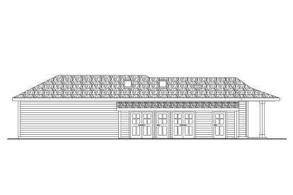 Traditional House Plan #035-01123 Elevation Photo