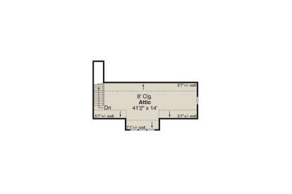 Attic Space for House Plan #035-01124