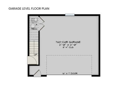Garage Floor for House Plan #5387-00006