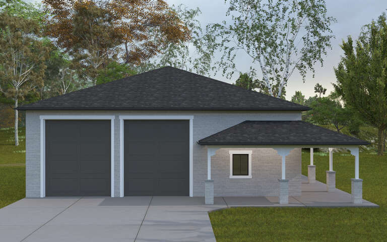 House Plan House Plan #32584 Front Elevation 