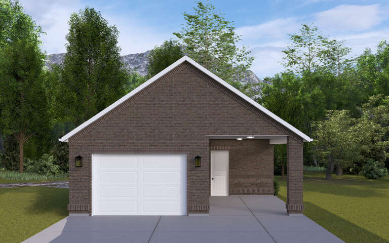 House Plan House Plan #32585 Front Elevation 