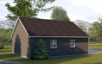 Traditional House Plan #2802-00354 Elevation Photo