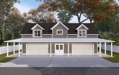 Country House Plan #2802-00355 Elevation Photo