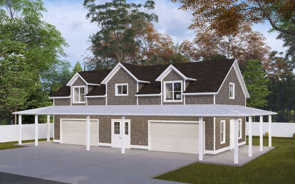 Country House Plan #2802-00355 Elevation Photo