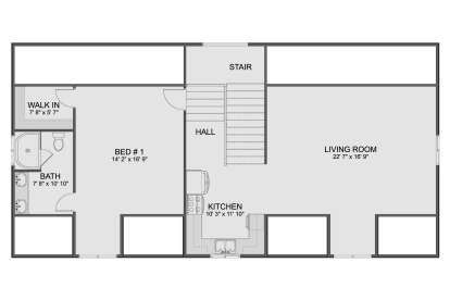 Main Floor for House Plan #2802-00355