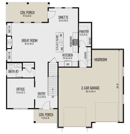 Main Floor  for House Plan #8244-00007