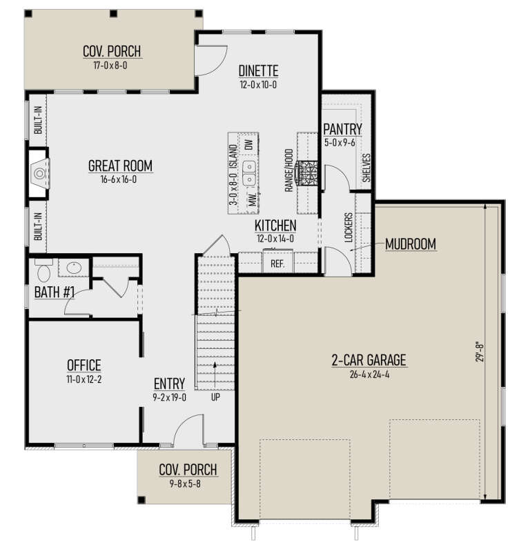House Plan House Plan #32587 Drawing 1