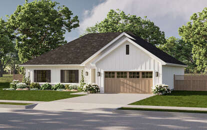 Modern Farmhouse House Plan #963-01116 Elevation Photo