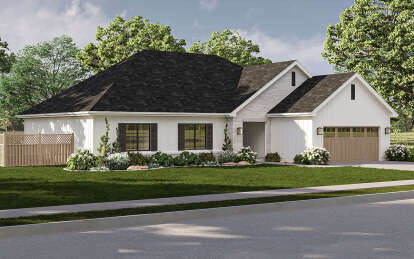 Modern Farmhouse House Plan #963-01116 Elevation Photo