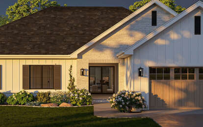 Modern Farmhouse House Plan #963-01116 Elevation Photo