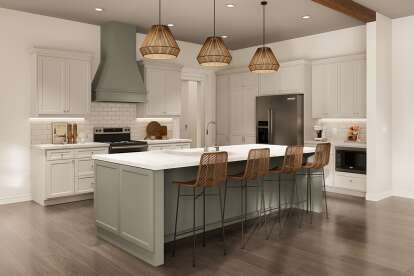 Modern Farmhouse House Plan #009-00436 Additional Photo