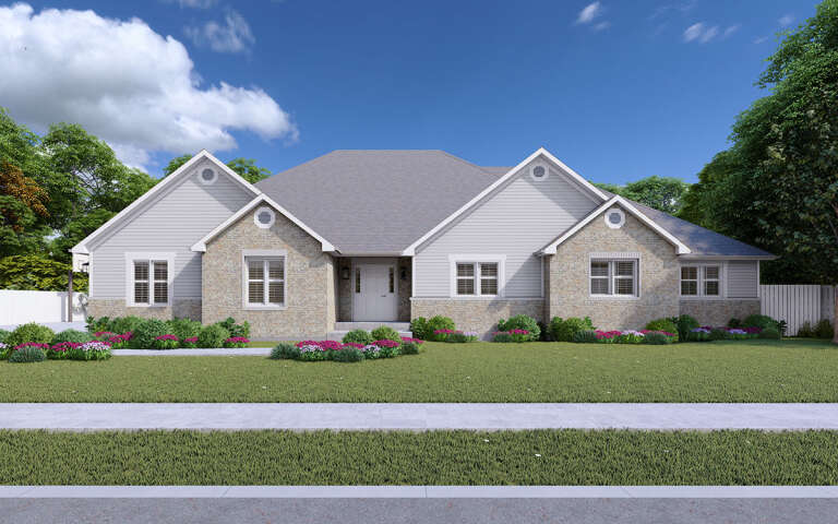House Plan House Plan #32594 Front Elevation 