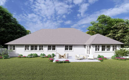 Traditional House Plan #2802-00356 Elevation Photo