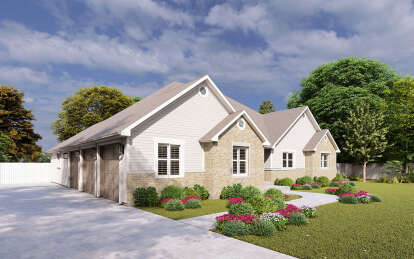 Traditional House Plan #2802-00356 Elevation Photo