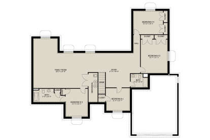 Basement for House Plan #2802-00357