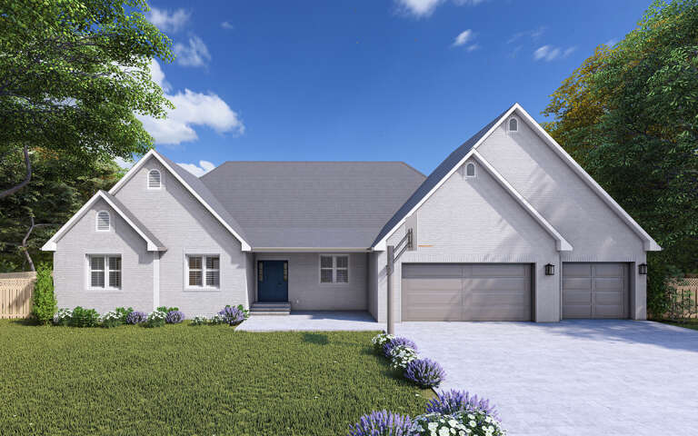 House Plan House Plan #32596 Front Elevation 