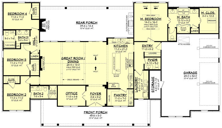 House Plan House Plan #32597 Drawing 1