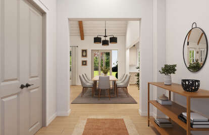 Modern Farmhouse House Plan #041-00384 Additional Photo