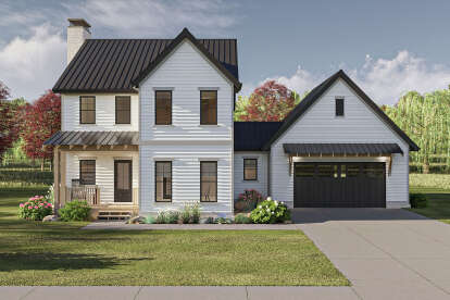 Modern Farmhouse House Plan #963-01117 Elevation Photo