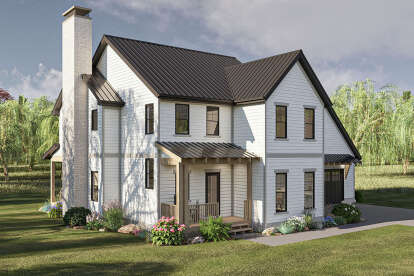 Modern Farmhouse House Plan #963-01117 Elevation Photo