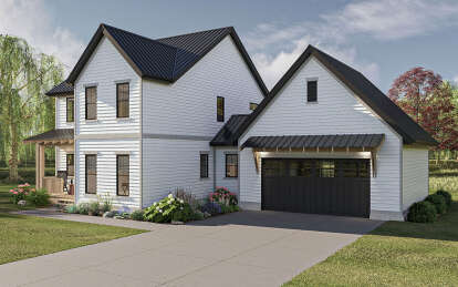 Modern Farmhouse House Plan #963-01117 Elevation Photo