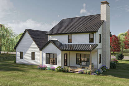 Modern Farmhouse House Plan #963-01117 Elevation Photo