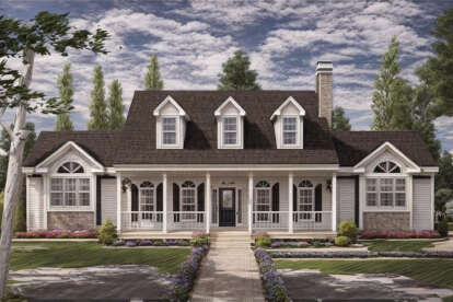 Southern House Plan #033-00088 Elevation Photo