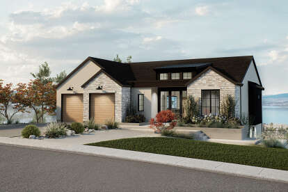 Modern House Plan #8937-00107 Elevation Photo