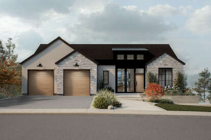 Modern House Plan #8937-00107 Elevation Photo