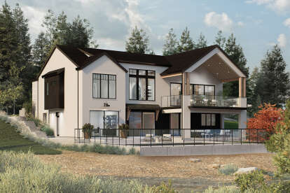 Modern House Plan #8937-00107 Elevation Photo