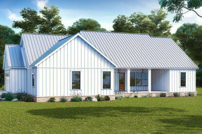 Modern Farmhouse House Plan #4534-00139 Elevation Photo