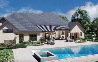 French Country House Plan #5445-00544 Elevation Photo