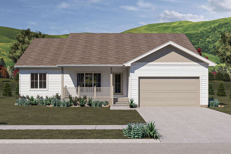House Plan House Plan #32605 Front Elevation 